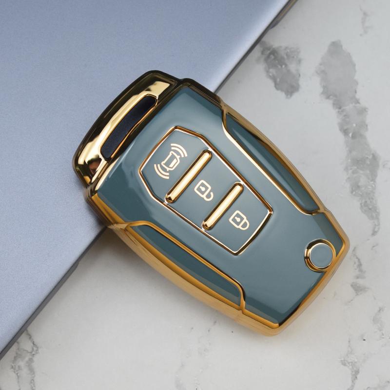 3 Buttons TPU Car Key Cover Case for Ssangyong Tivoli 2020 Rexton Korando C Keyless Interior Accessories