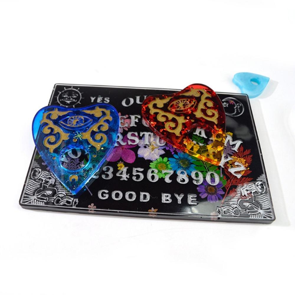 Game Gothic Epoxy Handmade Silicone Clay Tools Ouija Board Planchette Mould Resin Casting Mold