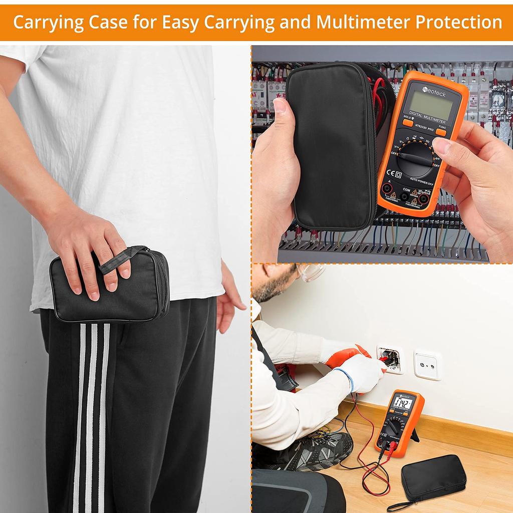 Neoteck Digital Continuity Capacitor Alligator Clip Japanese Instruction Manual Batteries Included Multimeter, Voltage, Current, Resistance, Check,