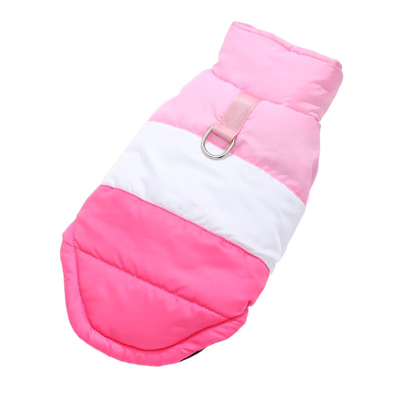 Одежда для собак Осень Зима Теплое пальто для питомца Водонепроницаемая куртка для щенка с D-кольцом Чихуахуа Йоркширский Мопс Жилет для собак Кошек Костюмы