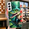 Crocodile Animal Cover Phone Case For Samsung Galaxy S26 S25 Edge S24 Ultra S23 S22 Plus S21 S20 FE Soft Fundas Shell Galaxy S25