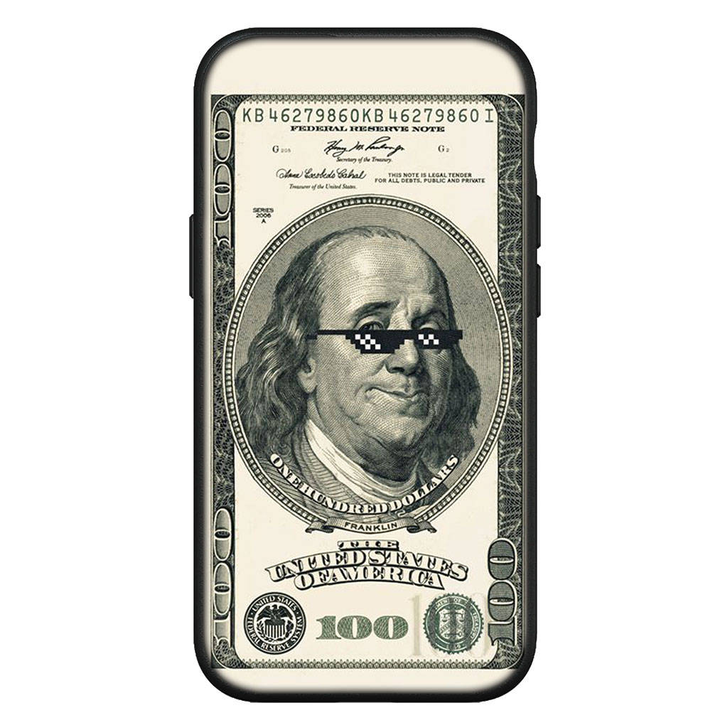 For Samsung Galaxy S24 S23 iPhone 16 15 14 Xiaomi Redmi Note 13 12 11 8 Plus 9 Pro Max X XR Phone Case Money One Hundred Dollars 100 OPPO Huawei Cover