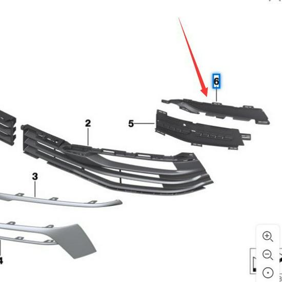 Подходит для BMW 3 серии G30: Передний бампер противотуманная фара ветрозащитная сетка решетка 51117385269, 51117385270.