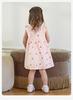 Davidella girls' Lyocell dress summer new style children's princess dress baby printed dress