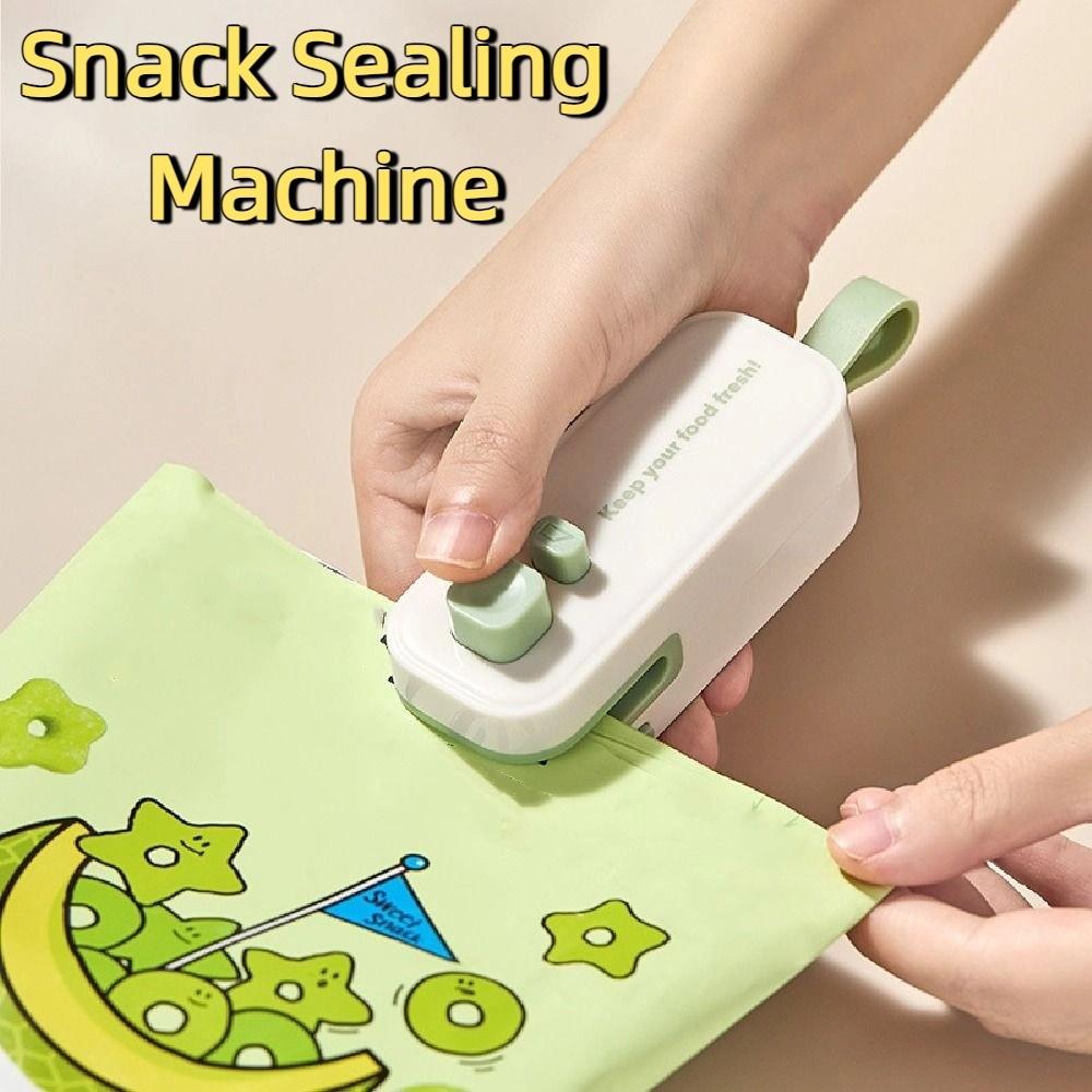 2 in 1 Heat Sealer Mini Plastic Bag Sealer Kitchen Gadget Snack Sealing Machine Travel