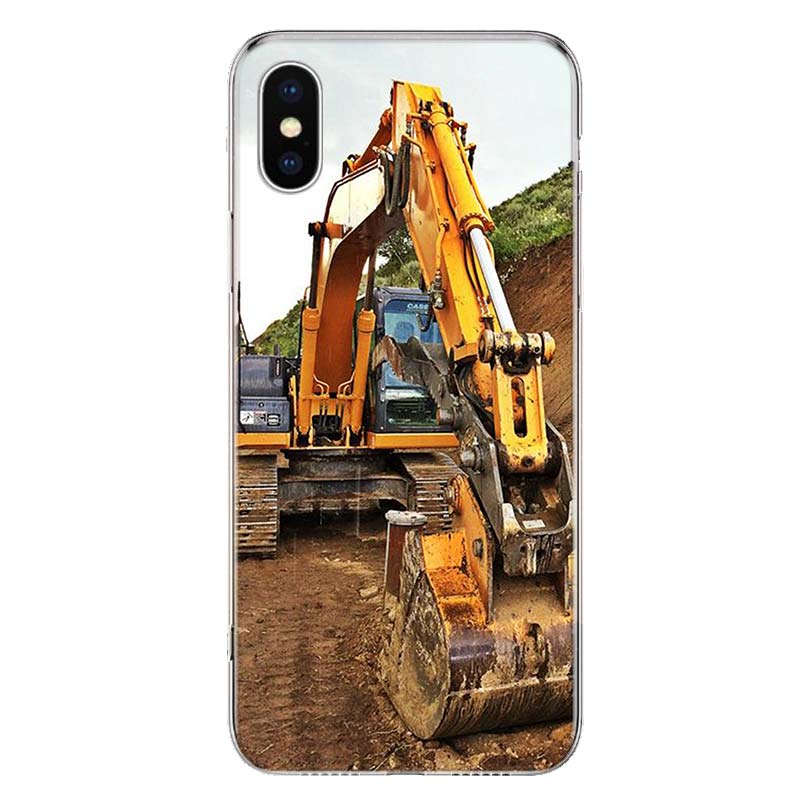 Чехол для телефона «Экскаваторная техника, бульдозер, человек» для Apple iPhone 11 12 13 14 Pro 7 XR X XS Max 6 6S 8 Plus + Mini 5 SE