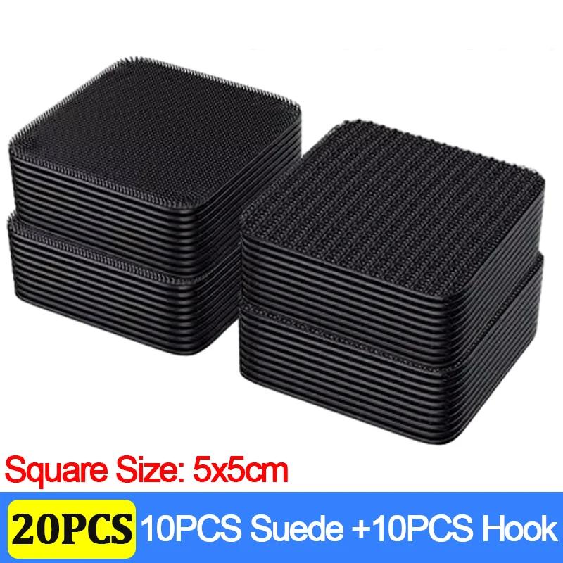 100/2 шт. наклейки для фиксации ковров, двухсторонние высокоадгезивные фиксирующие заплатки для автомобильных ковров, коврики для ног, противоскользящие ленты