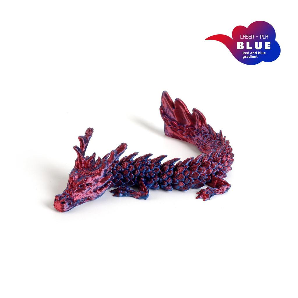 3D Яйцо китайского дракона ручной работы с крыльями - Креативное украшение, игрушка, ремесло