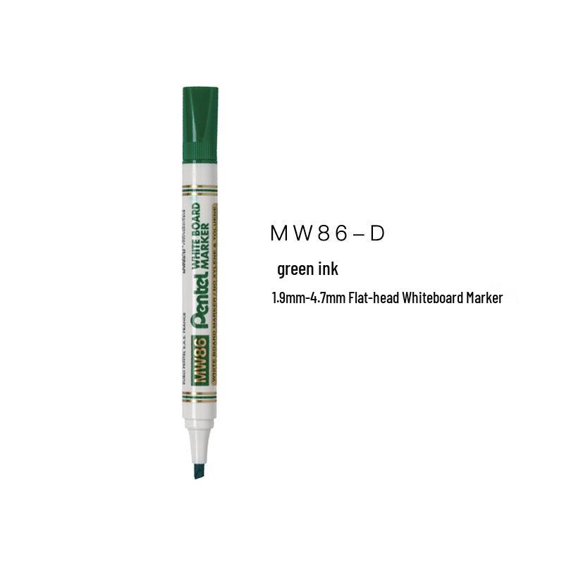 Маркеры для доски Pentel MW85 с круглым наконечником и MW86 с квадратным наконечником, большой емкости, стираемые