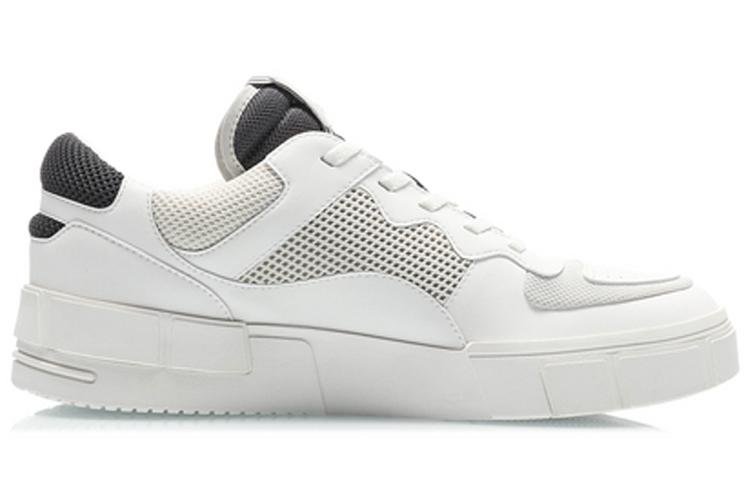 Li Ning CF The One Низкие кеды для скейтбординга Мужские Mist White AGCQ437-1