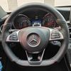Чехол на руль автомобиля своими руками из углеродного волокна и кожи для Mercedes-Benz A45 AMG W205 C43 C63S AMG CLA45 CLS63 AMG GLC 43 63 AMG