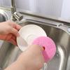 Home Wash Dishes Sponge Sponge Brush Tableware Flower Dishwashing Sponge Scouring Pads Round Shape