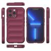 Гибкий бронированный чехол Magic Shield бордового цвета для iPhone 13 Pro Max