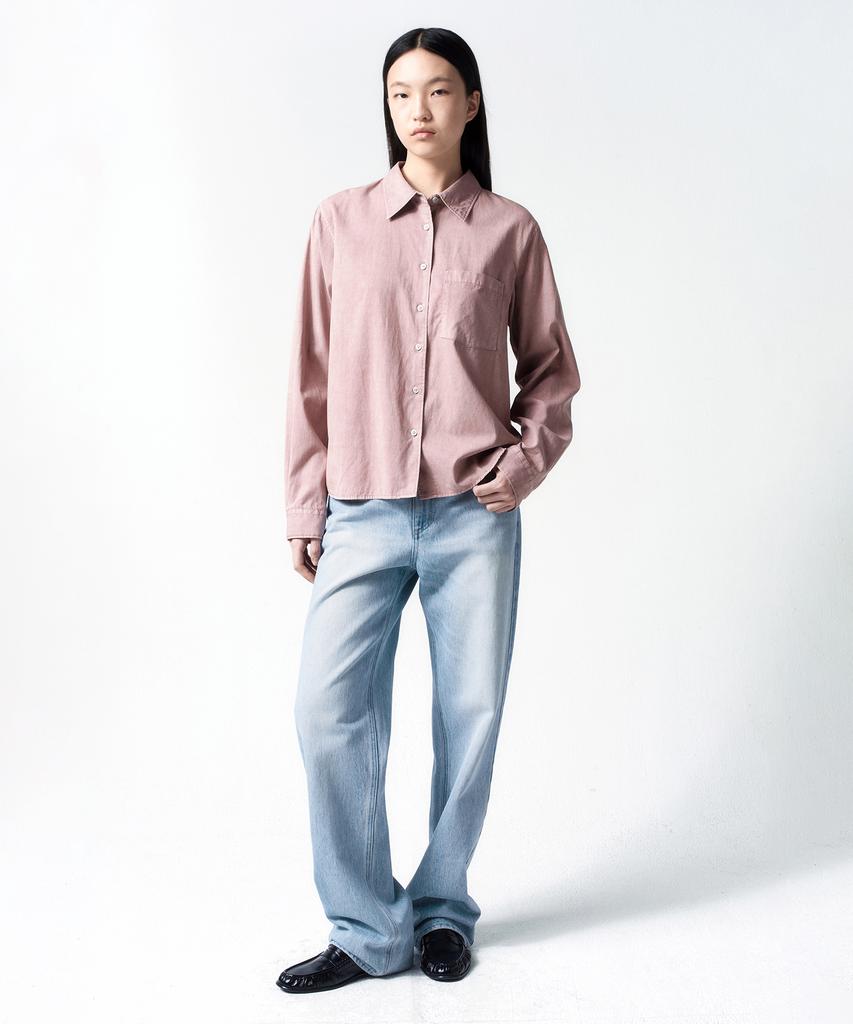 INSILENCE WOMEN Classic Washed Denim Light Blue