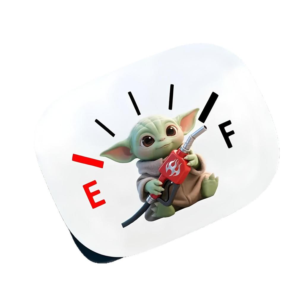 Новая Милая Мультяшная Наклейка на Крышку Бензобака Автомобиля для Декора