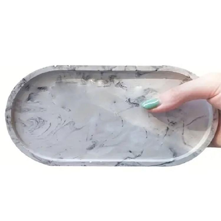 Aromatherapy Silicone Tray for Soap Dispenser Kitchen Countertop Storage Pallet