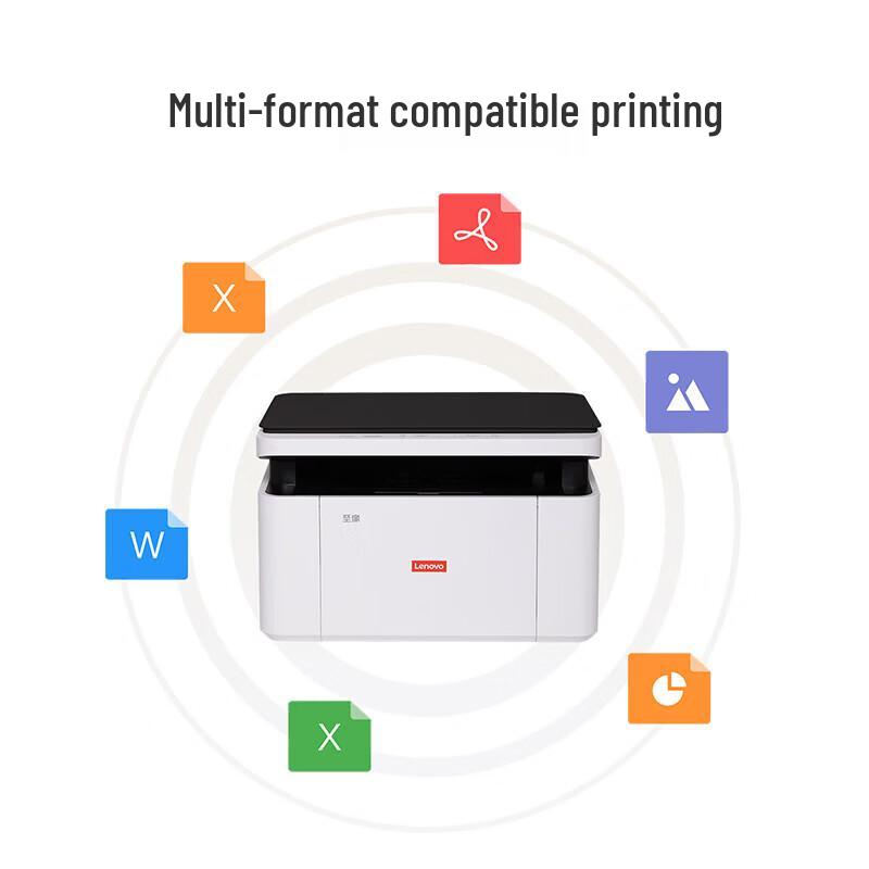 Lenovo M2002W Wireless Black and White Laser Printer CN plug (adapter included)