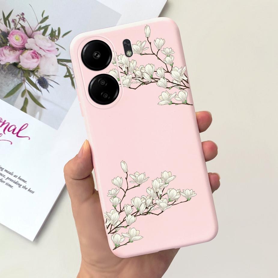 For Xiaomi Poco C65 Case Redmi 13C Cute Fashion Cartoon Cover Soft Silicone Phone Case For Xiaomi Redmi 13C Poco C65 C 65 Bumper