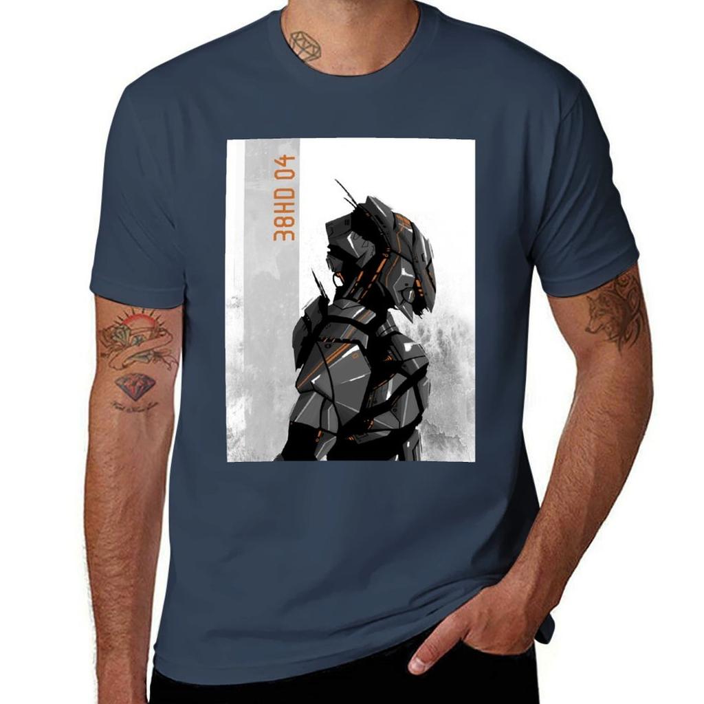Robot Tshirt Casual All Match Tee Shirt For Unisex