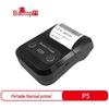 Biaotop P5 Портативный Bluetooth Термопринтер CN вилка (адаптер в комплекте)