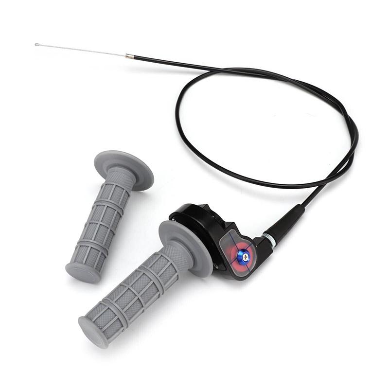 Motorcycle ATV Quick Action Throttle Grip and Cable 50-250cc