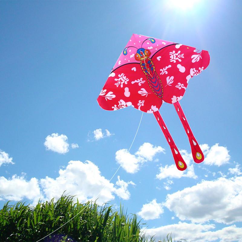 High Definition 1.45m Butterfly Kite For Kids In New Cartoon Style