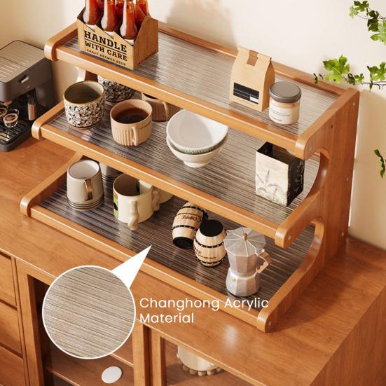 Стойка для хранения Подставка для демонстрации чашек Высокая несущая способность Прозрачный дизайн Многоярусная полка для хранения Настольный органайзер