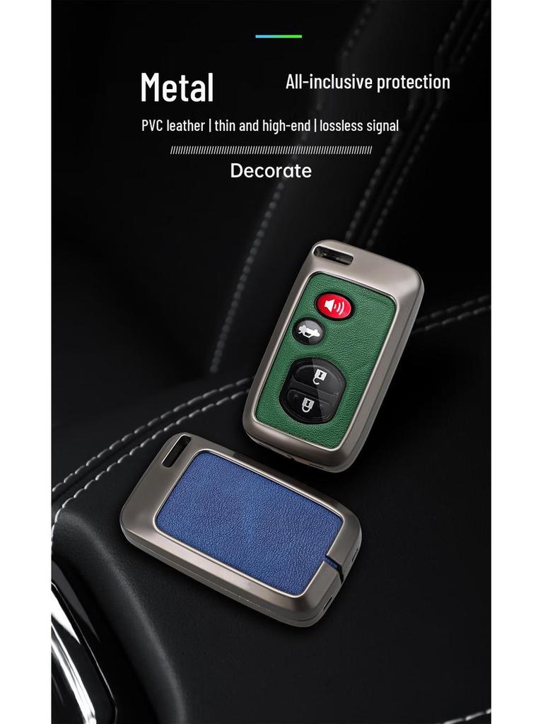 Совместимый чехол для ключа для моделей Toyota: Corolla, Levin, Camry, Highlander, RAV4, Crown, CHR, Reiz