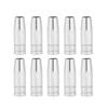 10pcs Nozzles MIG Welder Consumable Accessory Fit for 15AK Torch Gun