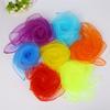 6 pcs colorful early childhood education children's gymnastics square scarves sports dance interactive game gauze scarves