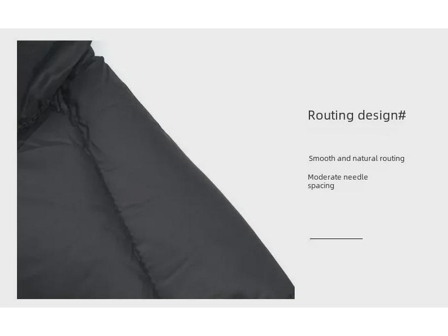 Брендовая мужская короткая куртка с капюшоном из легкого пуха - Осень/Зима, воротник-стойка, тонкий стиль