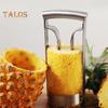Pineapple Peeler Corer Cutter Tool Stainless Steel Fruit Slicer Lightweight Kitchen Gadget for Home Picnics Parties Travel