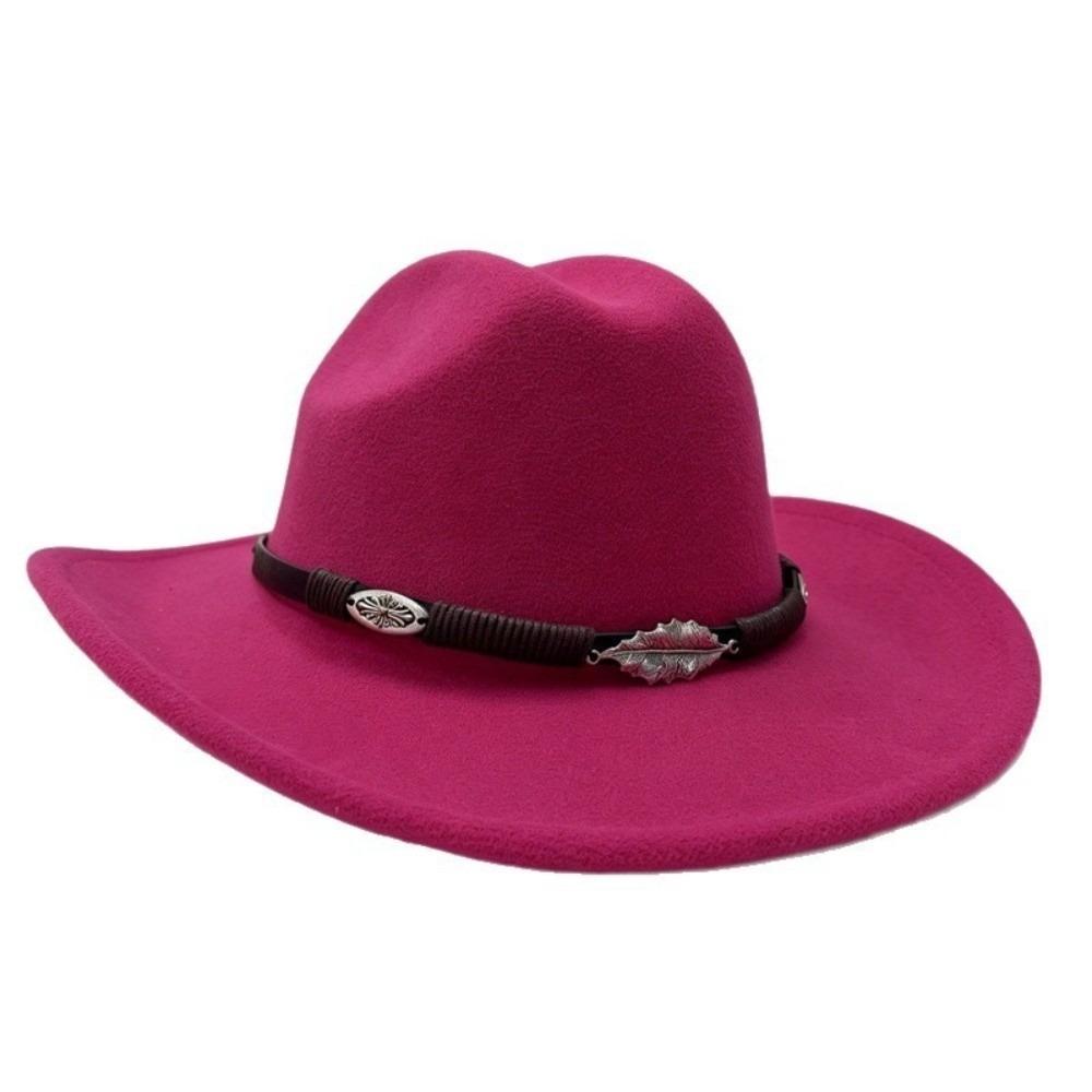 Decorative Hatband Felt Fedora Hat Felt Equestrian Hat New Wide Brim Hat Equestrian Riding