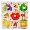 Монтессори Деревянные Пазлы Игрушки Для Детей Рука Пазл Познание Жизни Рыбные Игры Интерактивная Обучающая Игрушка Для Родителей и Детей