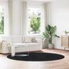 VidaXL Shaggy Rug with Long Pile Black 240x240 Cm Polyester, Rug, Bedroom Rug, Modern Rug, Living Room Rug, Carpet 4102926