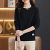 Long-sleeved Knitted Top Women's New Spring and Autumn Inner Sweater Early Autumn Thick Bottoming Shirt