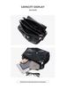 2024 New Style Black Flap Soft Leather Women's Chain Crossbody Hobo Bag