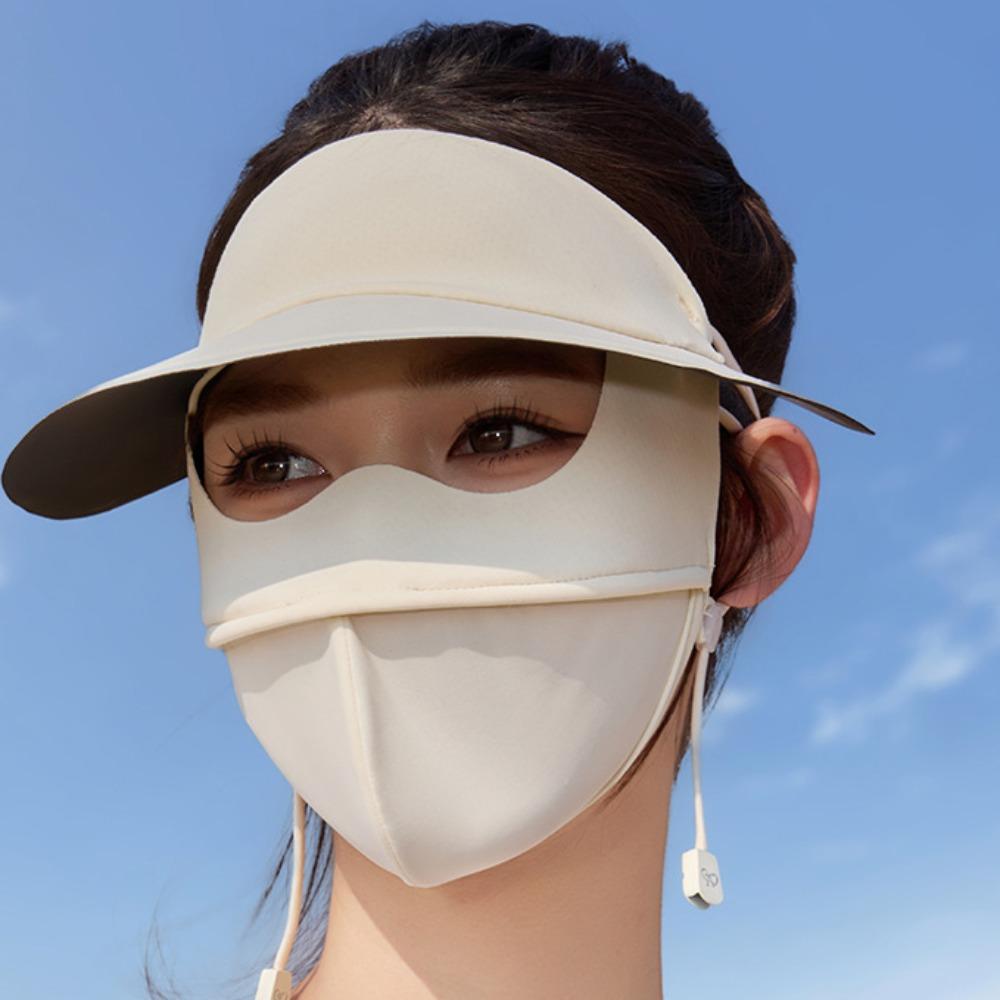 Маска из ледяного шелка с защитой от УФ-лучей, пылезащитная, вуаль для защиты от УФ-лучей, тонкая солнцезащитная маска для лица, унисекс