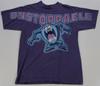Rare VTG GARMENT GRAPHICS Taz Unstoppable Looney Tunes 1996 T Shirt 90s Purple L