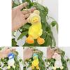 Charming Short Plush Duck Doll Keychain Soft Toy With Dinosaur Shark Bunny Bear Designs