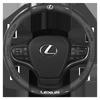 38cm Carbon Fiber Leather Car Steering Wheel Cover For Lexus F Sport ES200 ES300 RX300 LS500h GS300 IS300 CT200h UX300 LX570 GX