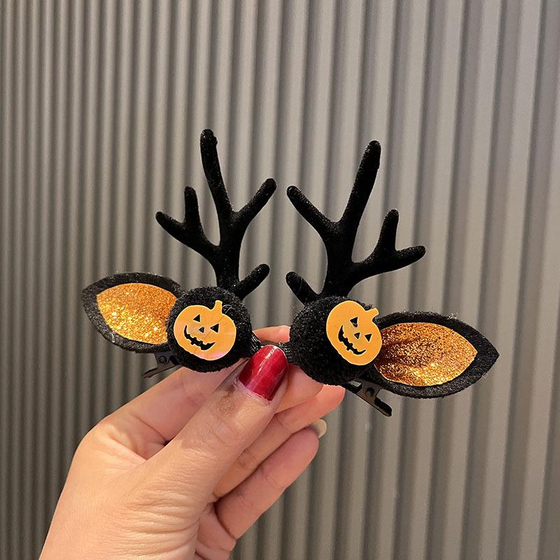 Girls Halloween Headwear Dark Child Demon Hairpin Witch Hairwear Adult Decorative Headband Dress Up Female Hairpin