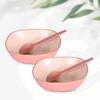 Set of 2 Earth-Friendly Multipurpose Bowls for Kitchen with Spoons | 750 Ml | Made with Rice Husk Biocomposite| Microwave Safe Bowl