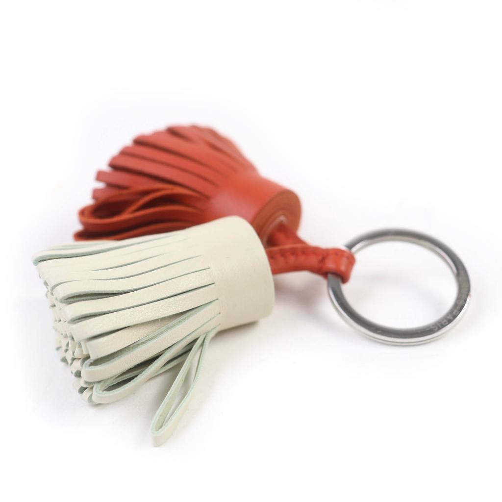 Excellent HERMES Bag charm Carmen Unodos Key ring key ring Anyo Miro Women Used