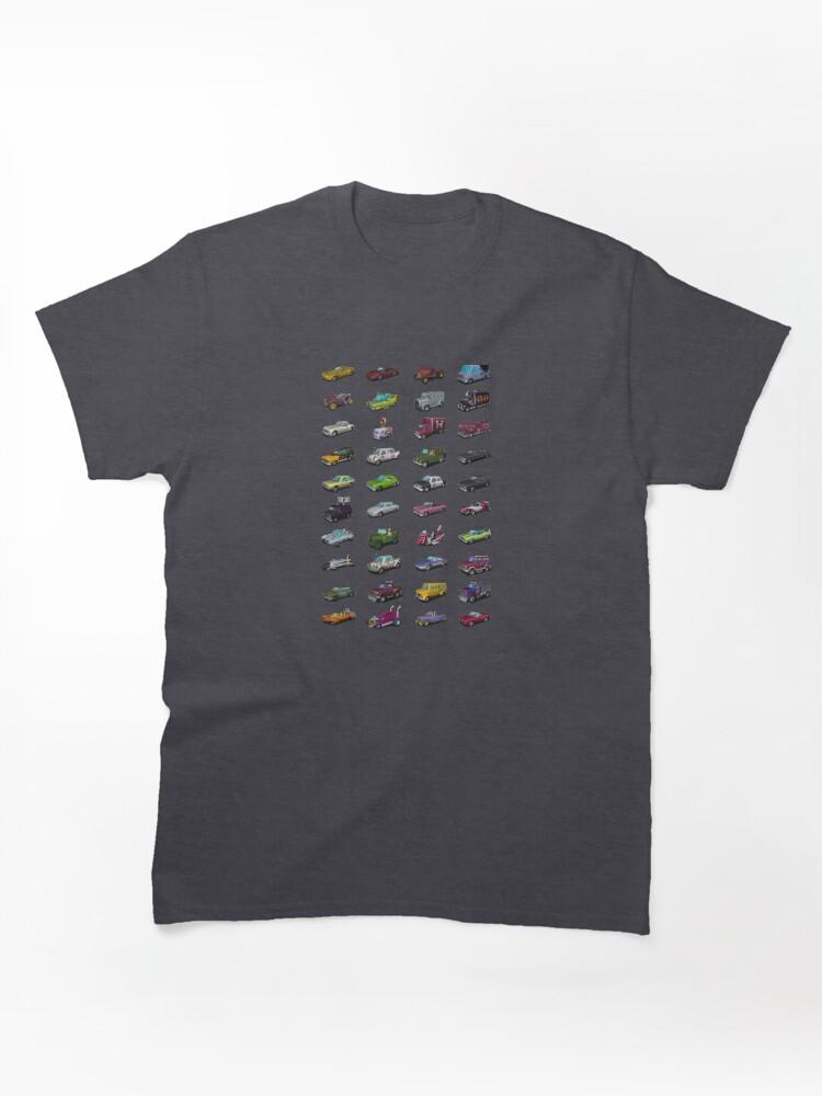 Grand Theft Auto Hit & Run Cars Classic Unisex T-Shirt