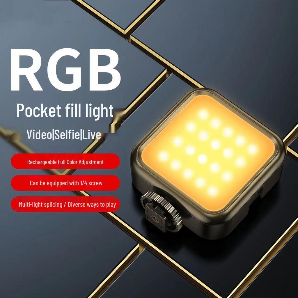Портативная RGB LED заполняющая подсветка для мобильной фотографии и прямых трансляций