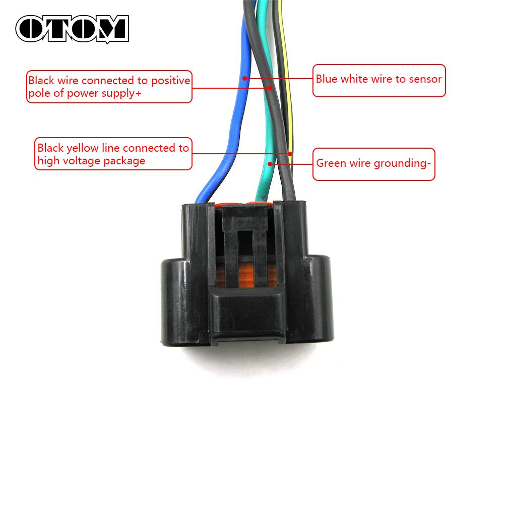 OTOM ZS177MM ZS194MQ Мотоциклетный коммутатор-прерыватель (CDI) Разъем зажигания 8-контактный Для ZONGSHEN NC250 NC450 AVANTIS ENDURO KAYO KEWS GR