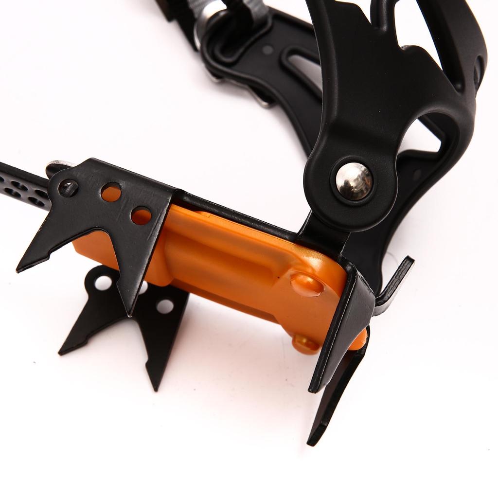 TPU 18-Tooth Large Claw Ice Climbing Non-Slip Shoe Covers with Tiger Tooth Design