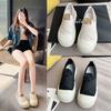 Summer New Mesh Breathable Cross-Strap Soft Bottom White Shoes for Women Slip-on Casual Sports Canvas Shoes for Women
