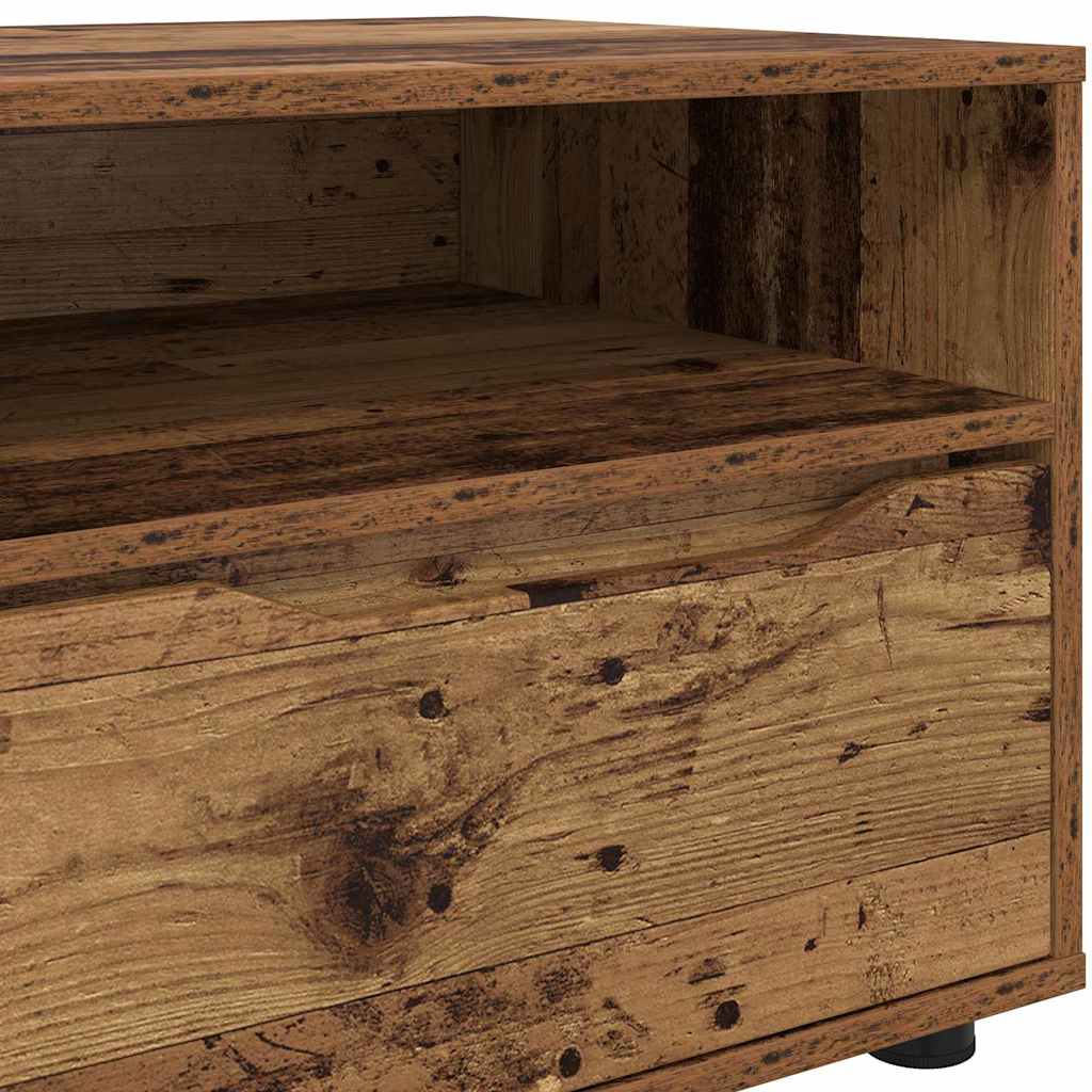 TV Stand Reclaimed Wood Look 100 x 48 x 43 cm Engineered Wood